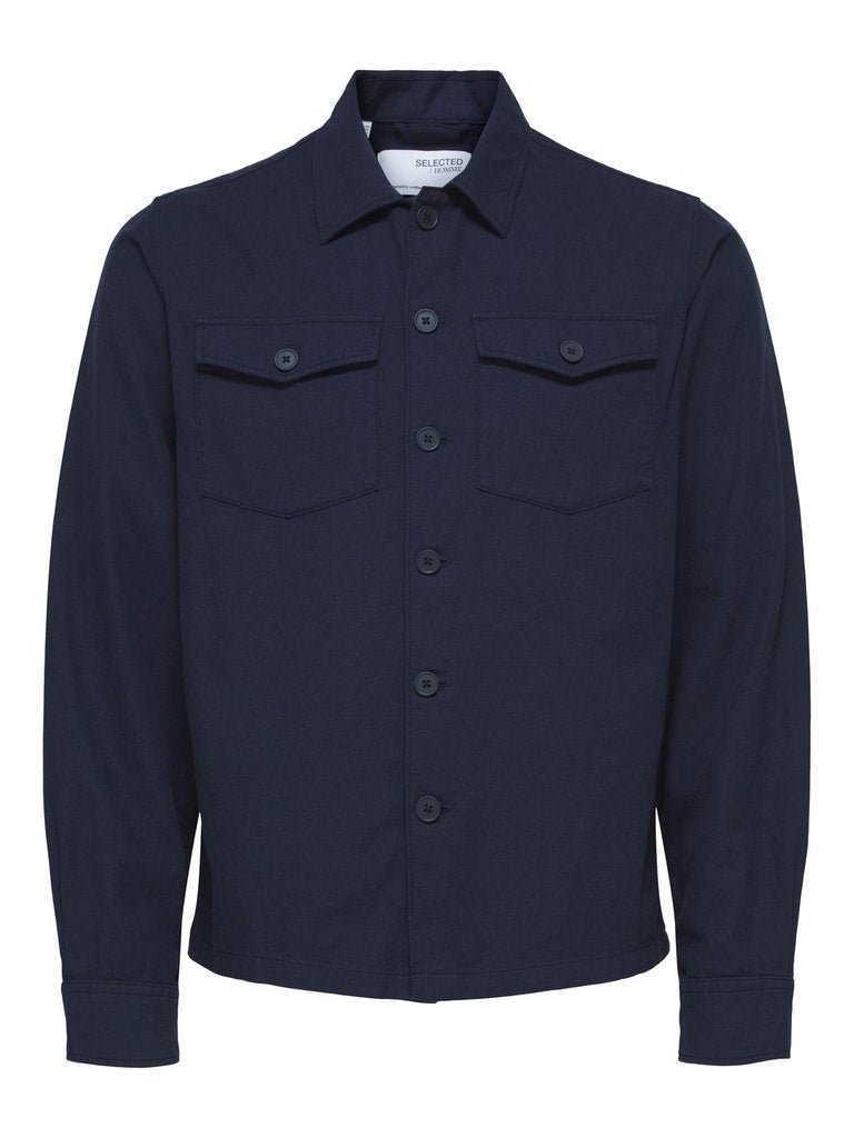 Selected Homme Newton - hørmix overshirt - HUSET Men & Women (7701296251132)