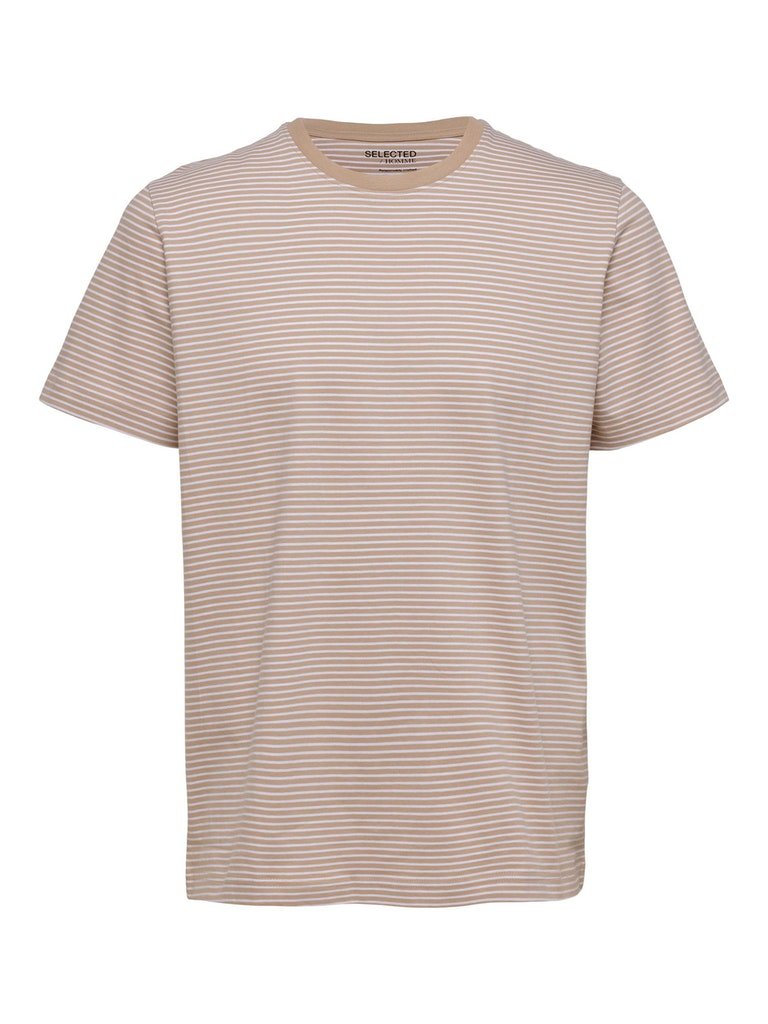 Selected Homme Norman 180 - Stribet T-shirt i økologisk bomuld - HUSET Men & Women (6575099347023)