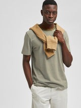 Selected Homme Norman 180 - Stribet T-shirt i økologisk bomuld - HUSET Men & Women