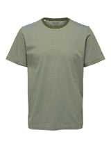 Selected Homme Norman 180 - Stribet T-shirt i økologisk bomuld - HUSET Men & Women