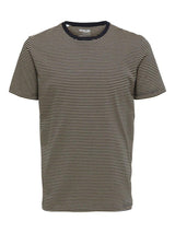 Selected Homme Norman 180 - Stribet T-shirt i økologisk bomuld - HUSET Men & Women