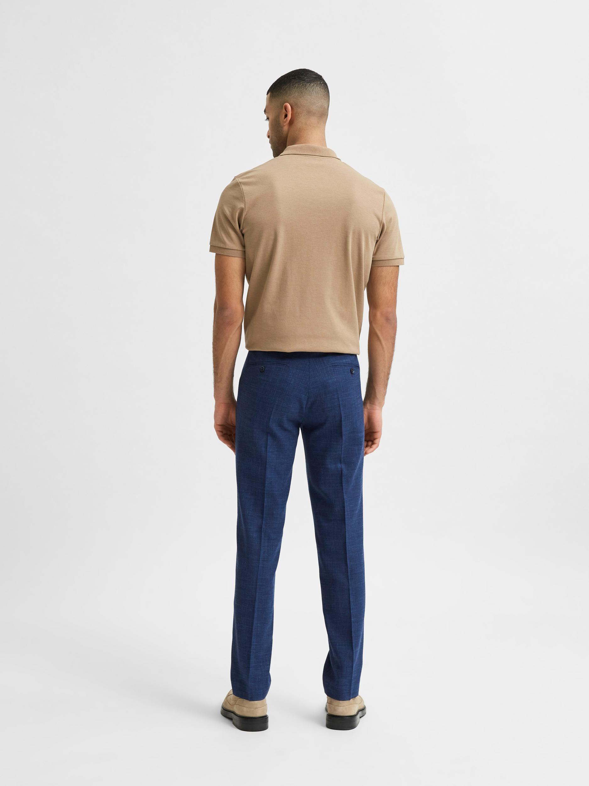Selected Homme Oasis Blue - Slimfit habitbukser - HUSET Men & Women