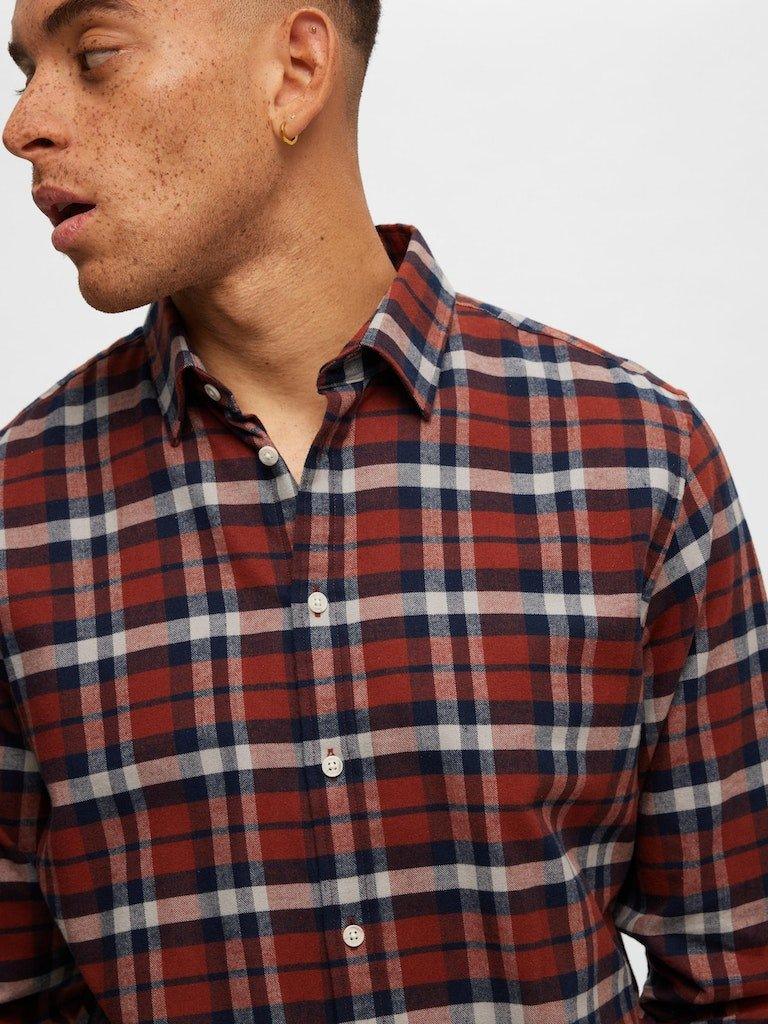 Selected Homme Owen - flannelskjorte i slimfit - HUSET Men & Women
