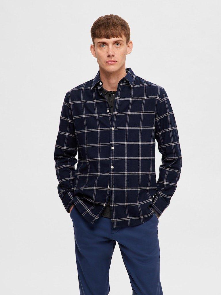 Selected Homme Owen - flannelskjorte i slimfit - HUSET Men & Women
