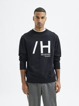 Selected Homme Regmadrid - Sweat med print - HUSET Men & Women