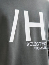 Selected Homme Regmadrid - Sweat med print - HUSET Men & Women