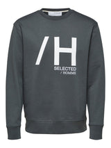 Selected Homme Regmadrid - Sweat med print - HUSET Men & Women