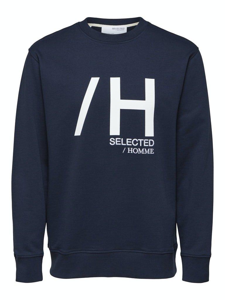 Selected Homme Regmadrid - Sweat med print - HUSET Men & Women