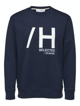 Selected Homme Regmadrid - Sweat med print - HUSET Men & Women