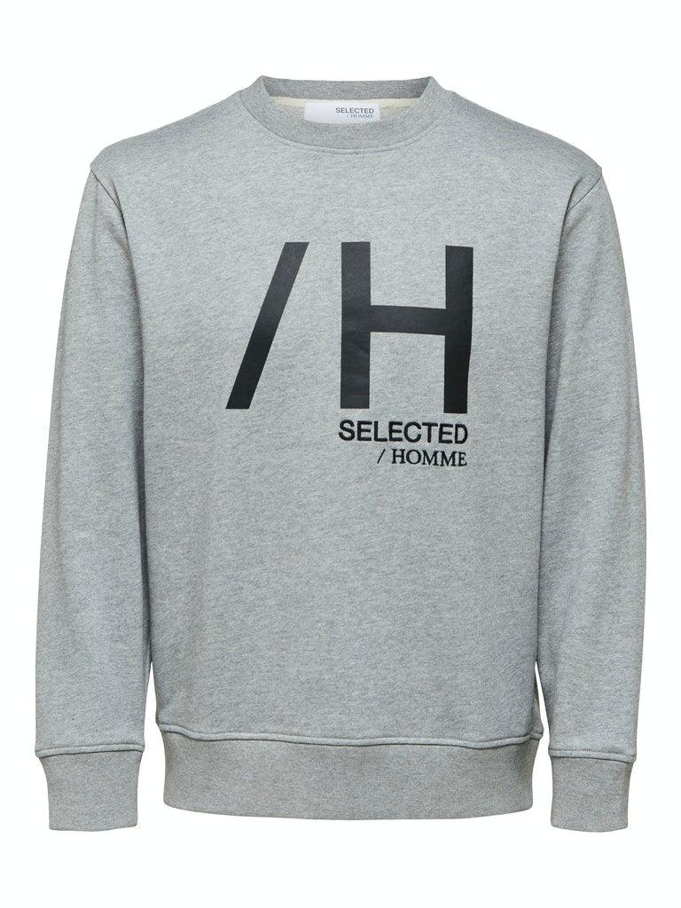 Selected Homme Regmadrid - Sweat med print - HUSET Men & Women