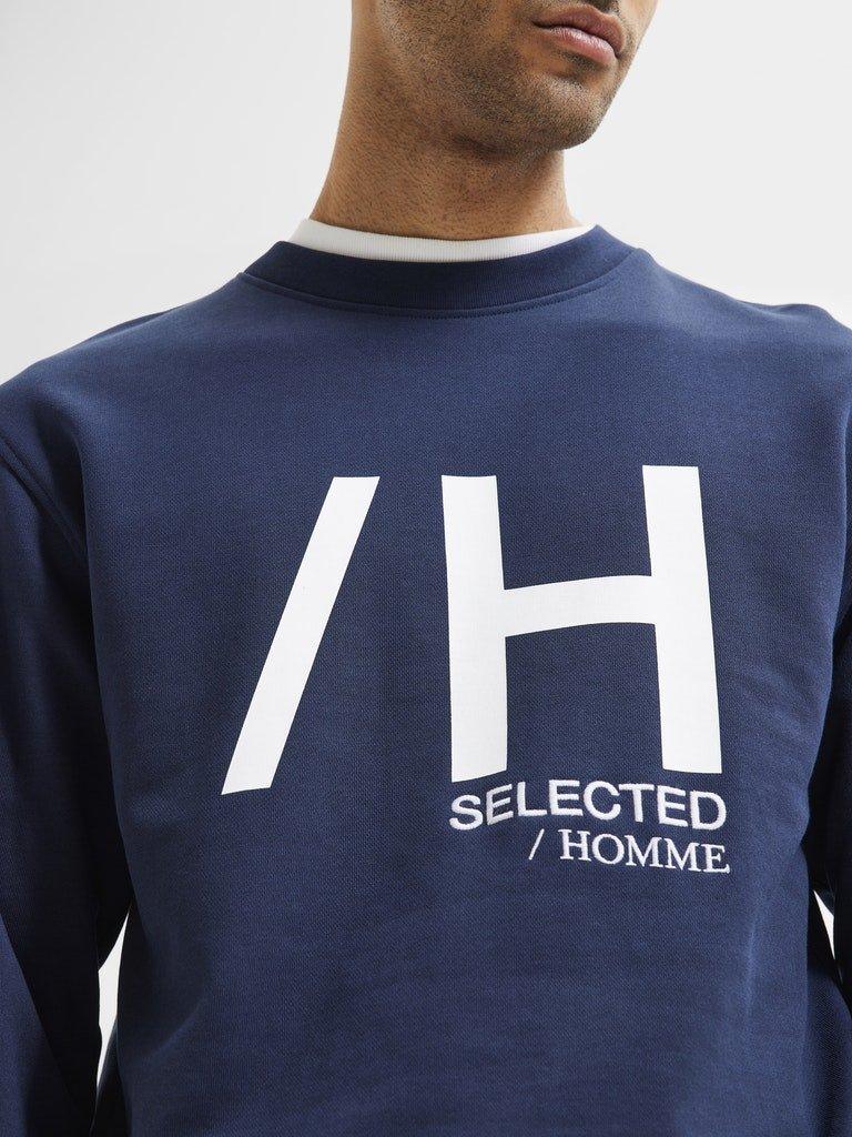 Selected Homme Regmadrid - Sweat med print - HUSET Men & Women