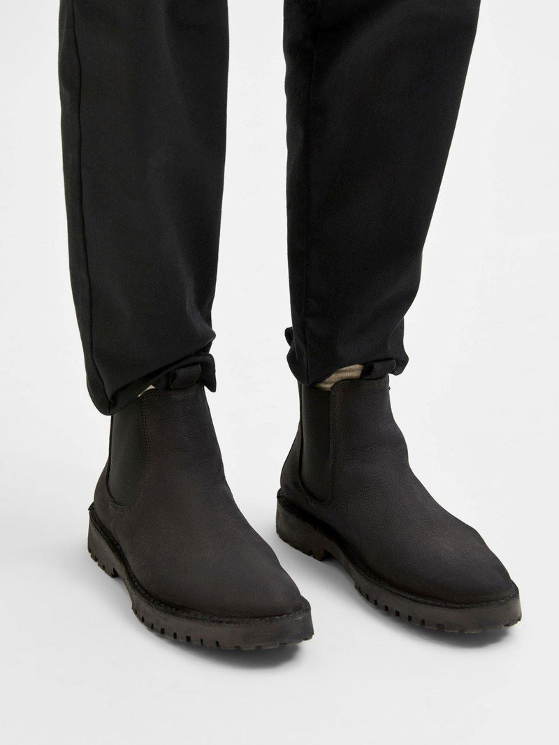 Selected Homme Ricky - Nubuck chelsea støvle - HUSET Men & Women (6607891038287)