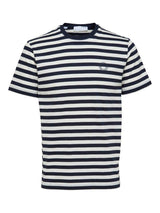 Selected Homme Ricky - Stribet T-shirt - HUSET Men & Women