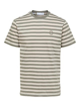 Selected Homme Ricky - Stribet T-shirt - HUSET Men & Women