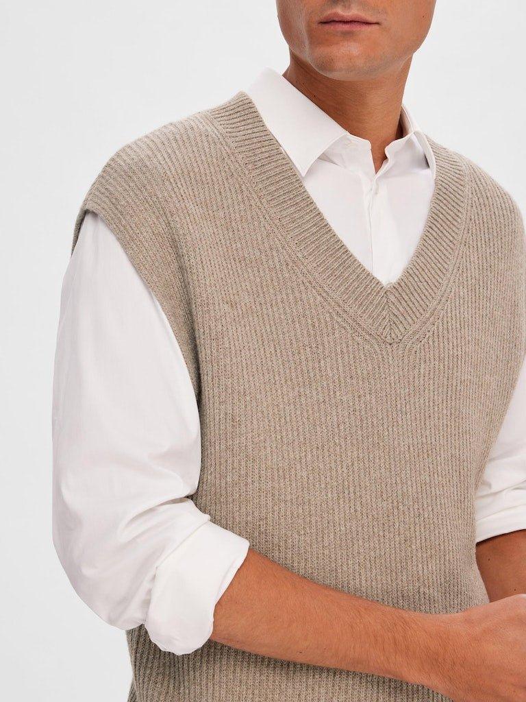 Selected Homme Ronn - Strik vest - HUSET Men & Women