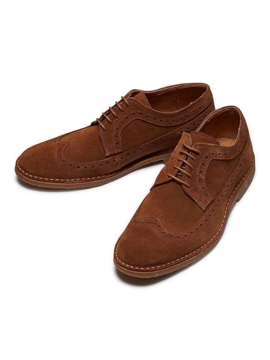 Selected Homme Royce - Derby brogue ruskindssko - HUSET Men & Women