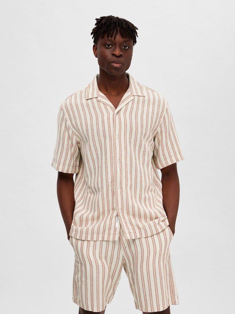 Selected Homme Sal - Relaxed fit kortærmet skjorte - HUSET Men & Women