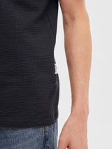 Selected Homme Sander - Seersucker t-shirt - HUSET Men & Women