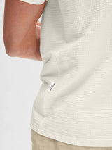 Selected Homme Sander - Seersucker t-shirt - HUSET Men & Women