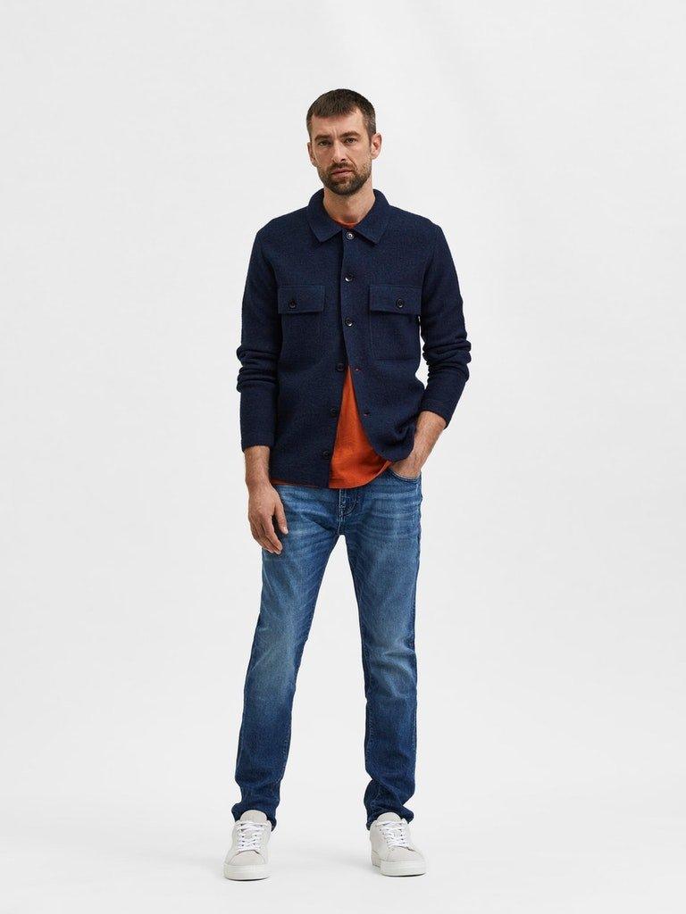 Selected Homme Slim Leon - mellem blå 24603 jeans - HUSET Men & Women