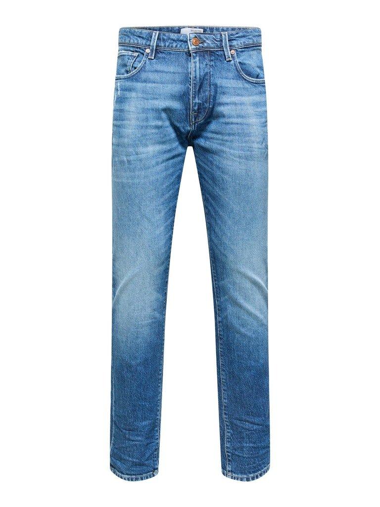 Selected Homme Slim Leon - mellem blå 24603 jeans - HUSET Men & Women