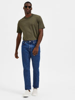 Selected Homme Straight Scott - blå 24304 jeans - HUSET Men & Women (7808872087804)