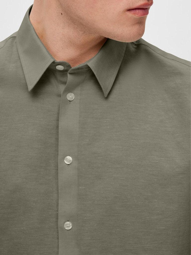 Selected Homme Sun - Regularfit hørmix skjorte m. korte ærmer - HUSET Men & Women