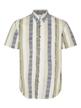 Selected Homme Sun - Regularfit hørmix skjorte m. korte ærmer - HUSET Men & Women