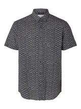 Selected Homme Sun - Regularfit hørmix skjorte m. korte ærmer - HUSET Men & Women