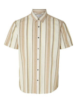 Selected Homme Sun - Regularfit hørmix skjorte m. korte ærmer - HUSET Men & Women