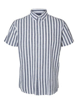 Selected Homme Sun - Regularfit hørmix skjorte m. korte ærmer - HUSET Men & Women