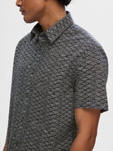 Selected Homme Sun - Regularfit hørmix skjorte m. korte ærmer - HUSET Men & Women