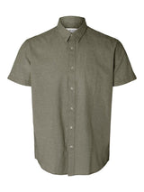 Selected Homme Sun - Regularfit hørmix skjorte m. korte ærmer - HUSET Men & Women