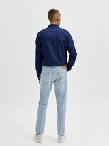 Selected Homme Toby - Lyseblå Taperedfit jeans - HUSET Men & Women
