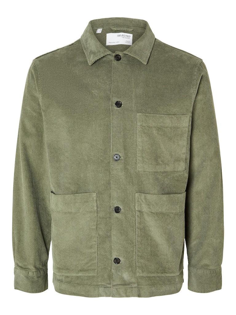 Selected Homme Tony - Fløjls overshirt i loose fit - HUSET Men & Women