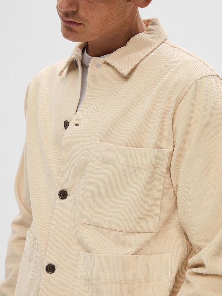 Selected Homme Tony - Fløjls overshirt i loose fit - HUSET Men & Women
