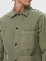 Selected Homme Tony - Fløjls overshirt i loose fit - HUSET Men & Women