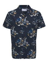 Selected Homme Viggo - Printet modal skjorte - HUSET Men & Women