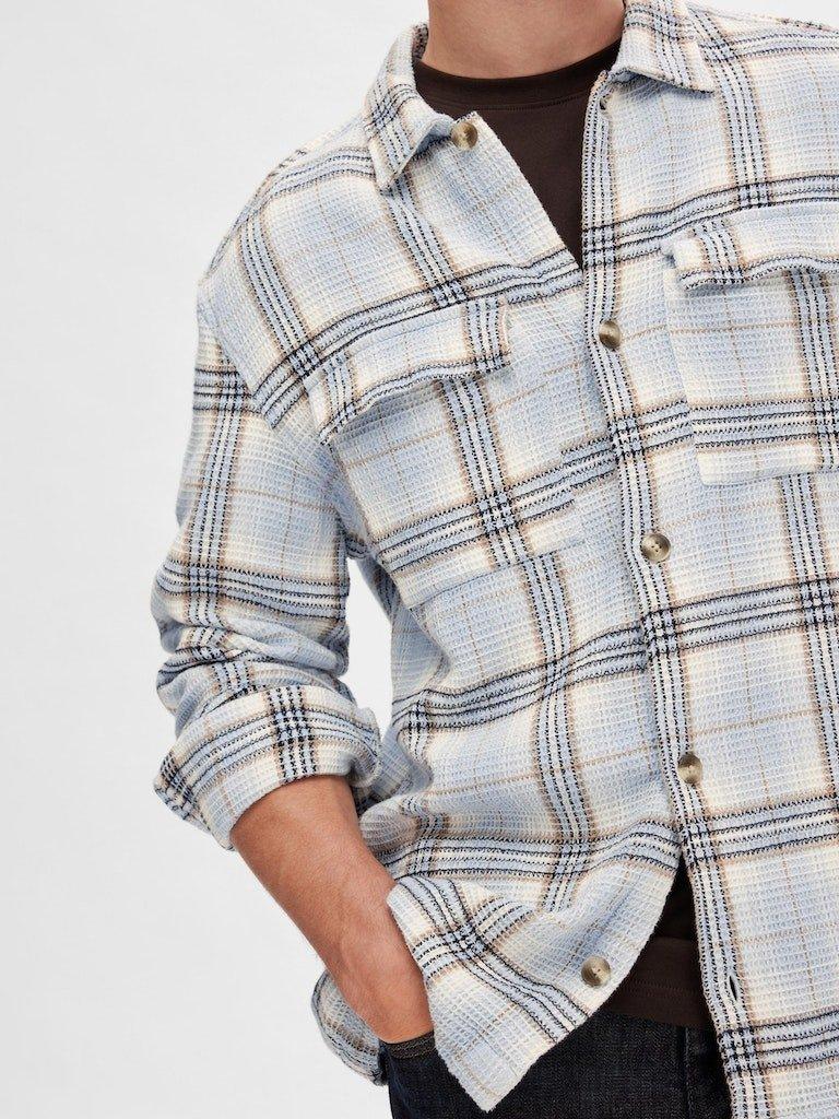 Selected Homme Waffle - Ternet overshirt - HUSET Men & Women