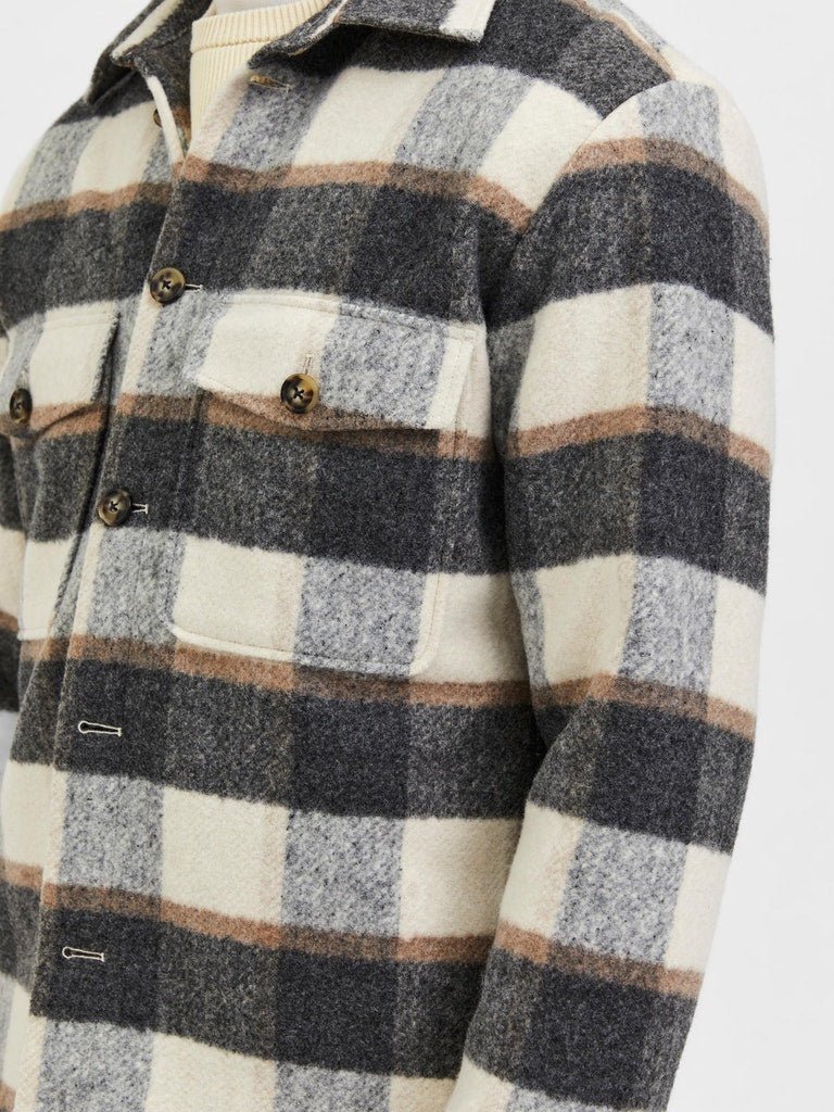 Selected Homme Walter - Ternet overshirt - HUSET Men & Women (7826979913980)