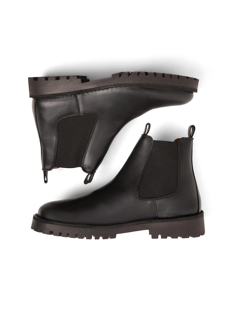 Selectred Homme Ricky - Læder chelsea støvle - HUSET Men & Women
