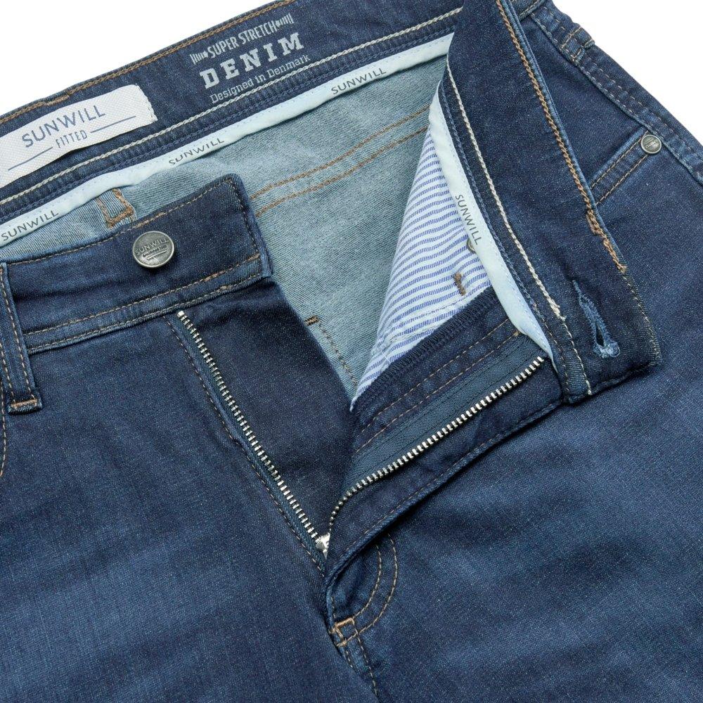 Sunwill Dark Blue - Fitted Fit Jeans - HUSET Men & Women