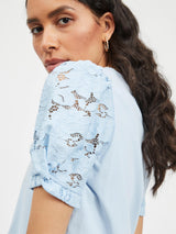 Vila Abro - Top m. blondeærmer - HUSET Men & Women