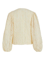 Vila Agate - Blonde bluse - HUSET Men & Women