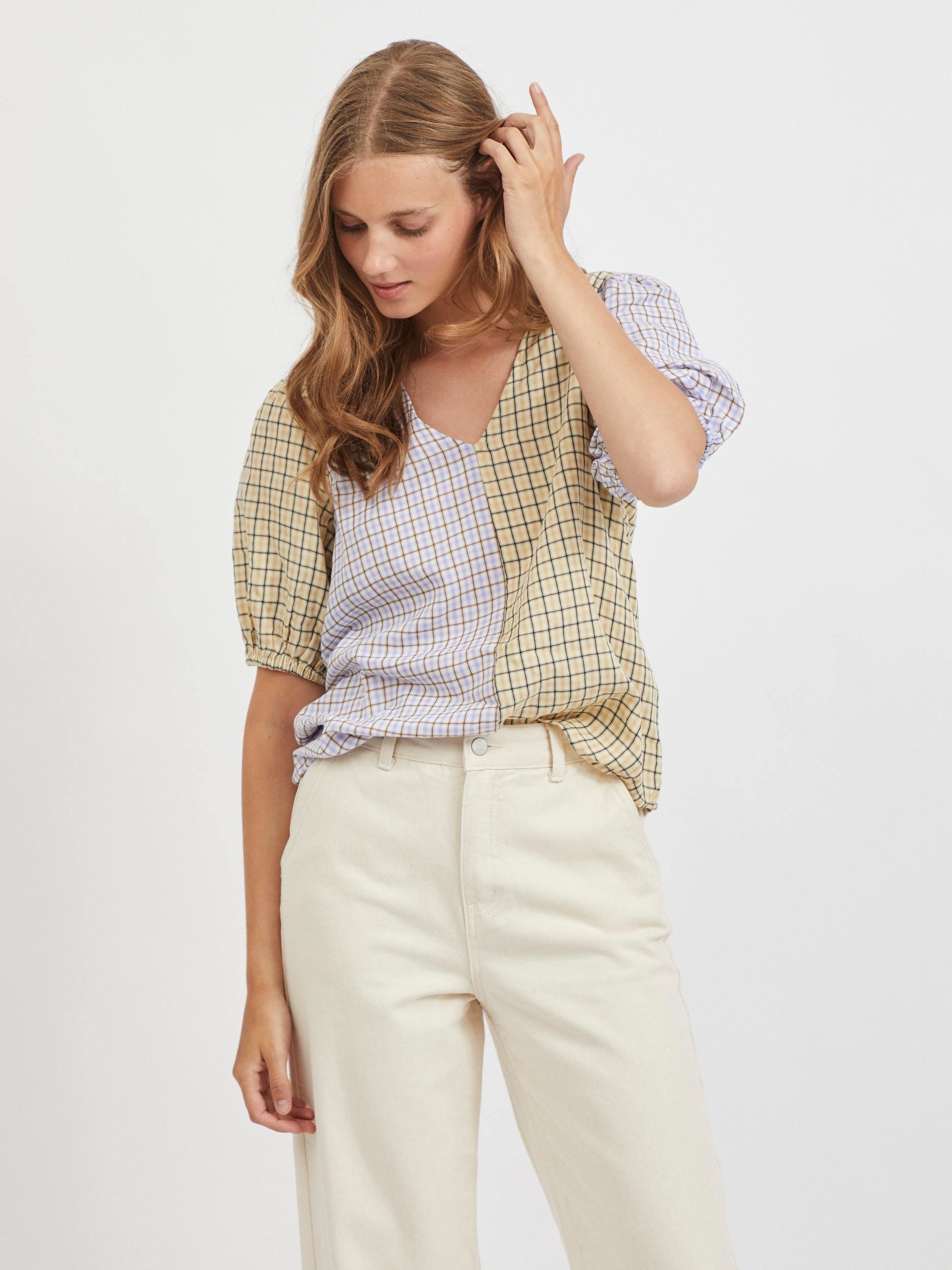 Vila Blocky - Ternet bluse - HUSET Men & Women