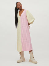 Vila Blocky - Ternet midi kjole - HUSET Men & Women