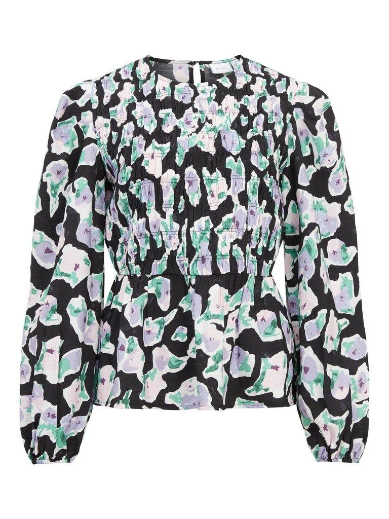 Vila Cays - Bluse med smock detaljer - HUSET Men & Women