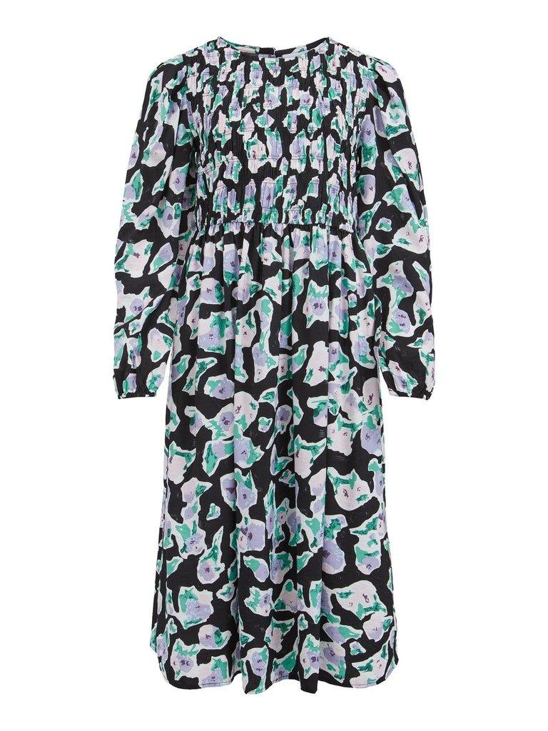 Vila Cays - Midikjole m. smock detaljer - HUSET Men & Women