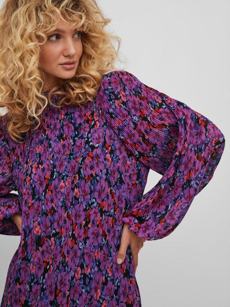 Vila Daliana - Midi plisse kjole - HUSET Men & Women