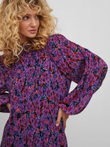 Vila Daliana - Midi plisse kjole - HUSET Men & Women